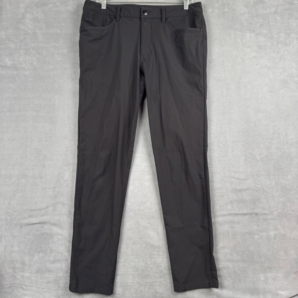 Lululemon ABC Pant Classic Warpstreme Black Mens 32 M5540S